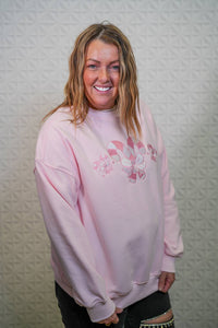 Sunkissed Coconut - Candy Cane Wonderland Embroidered Sweatshirt