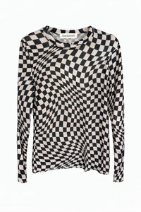 Sterling Kreek - Women's Checkered Mesh Top