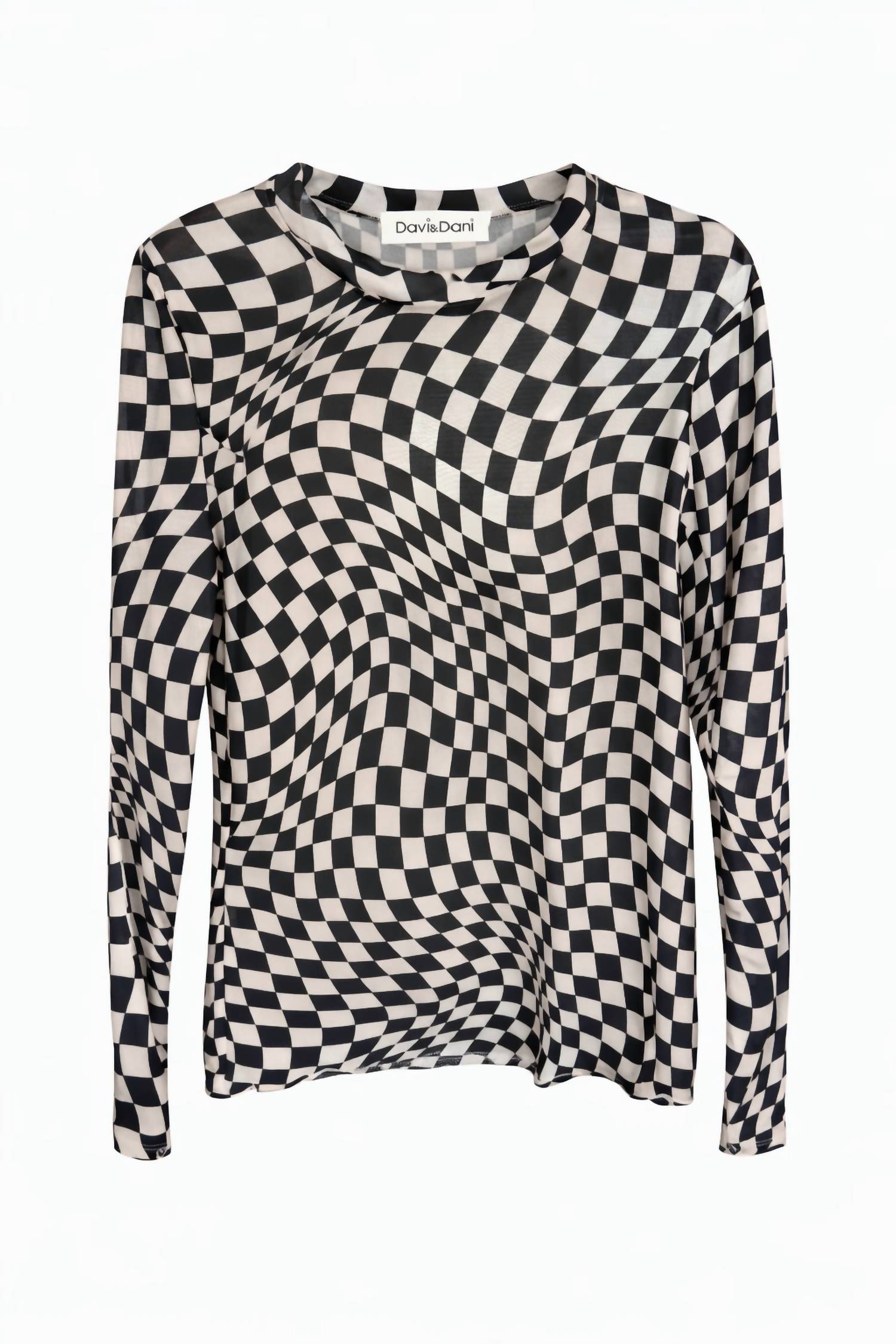 Sterling Kreek - Women's Checkered Mesh Top