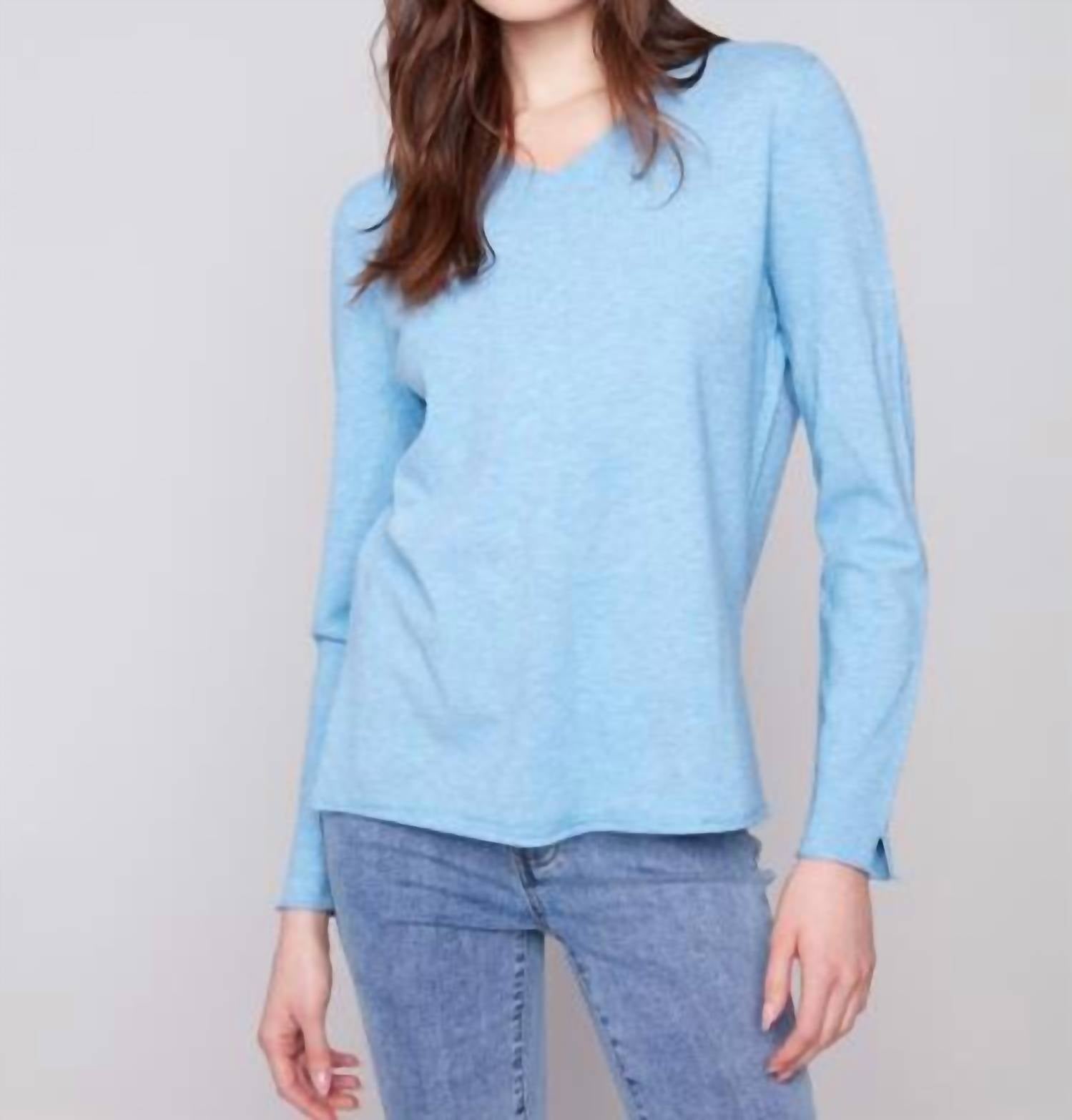 Charlie B - Basic V-neck Top