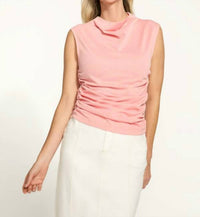 Fdj - Rushed Cap Sleeve Top