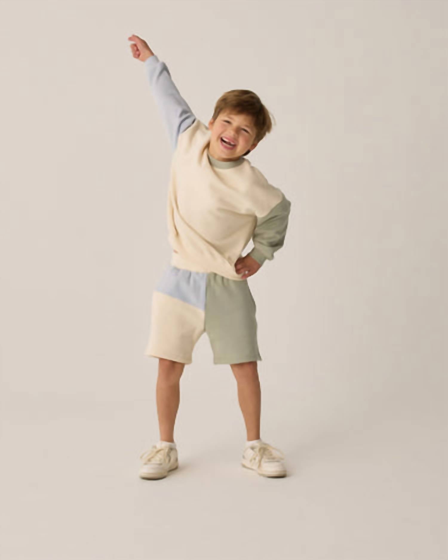 Rylee + Cru - Kid's Color Block Boxing Short