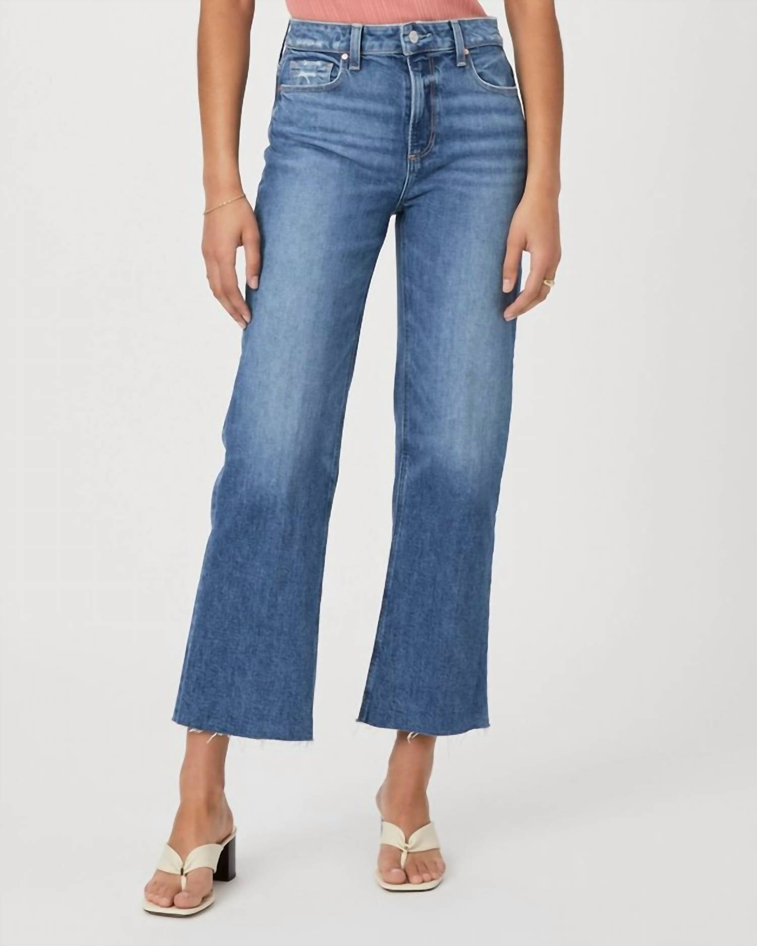 Paige - Leenah Ankle Wide Leg Jean