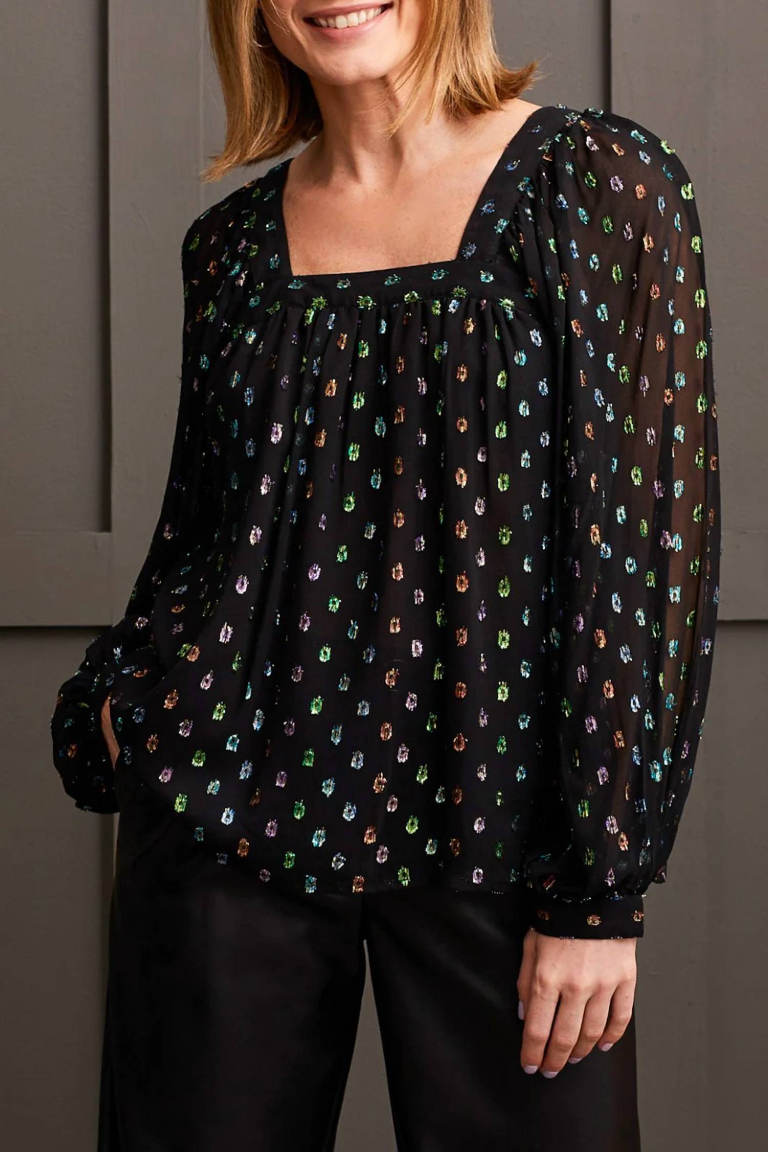 Tribal - Square Neck Festive Top