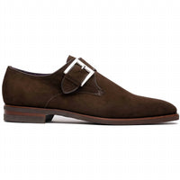 Zelli Italia - Men's Hebilla Italian Suede Monk Strap Shoe