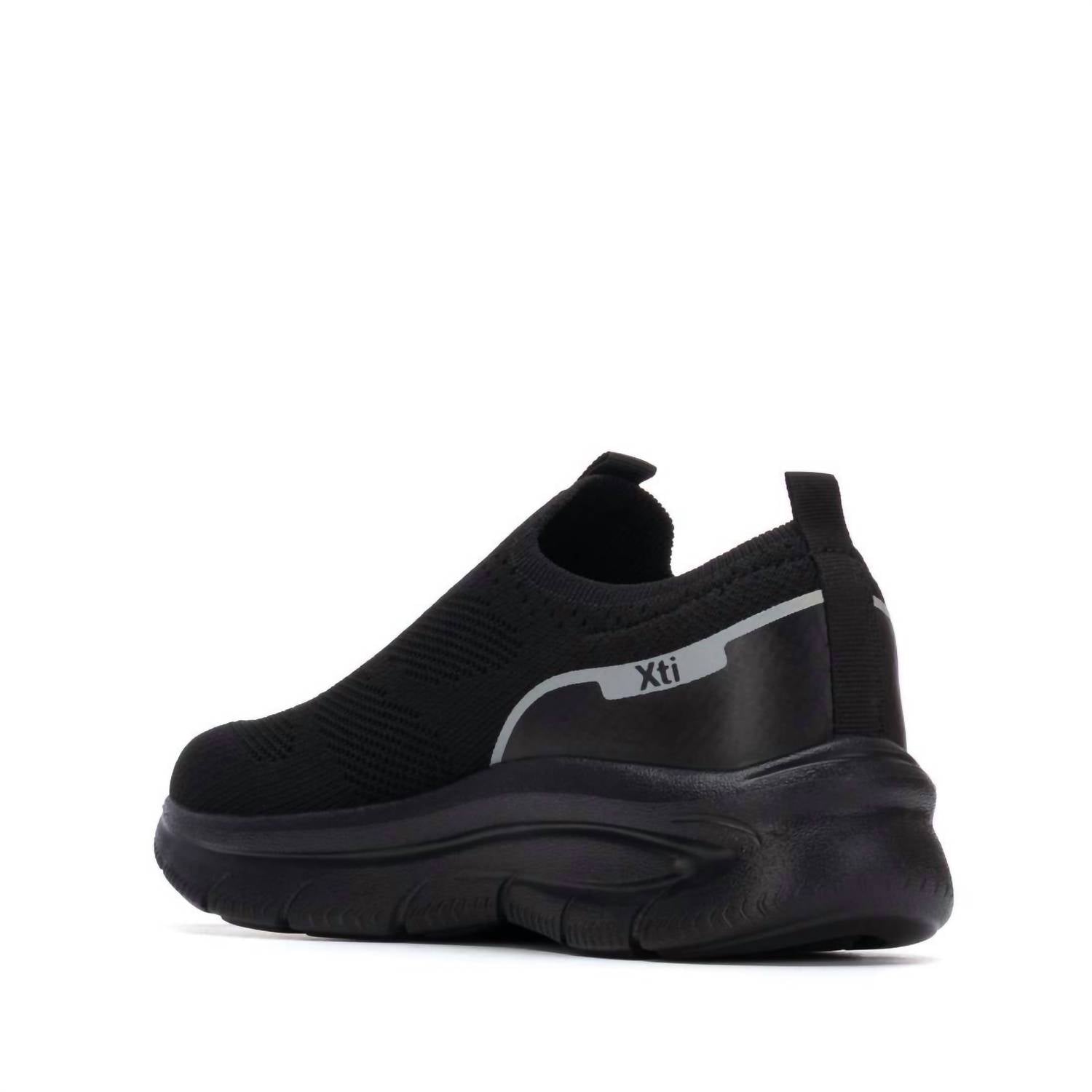 Xti Women's Textile Sneakers in black - women's sneaker - detail view