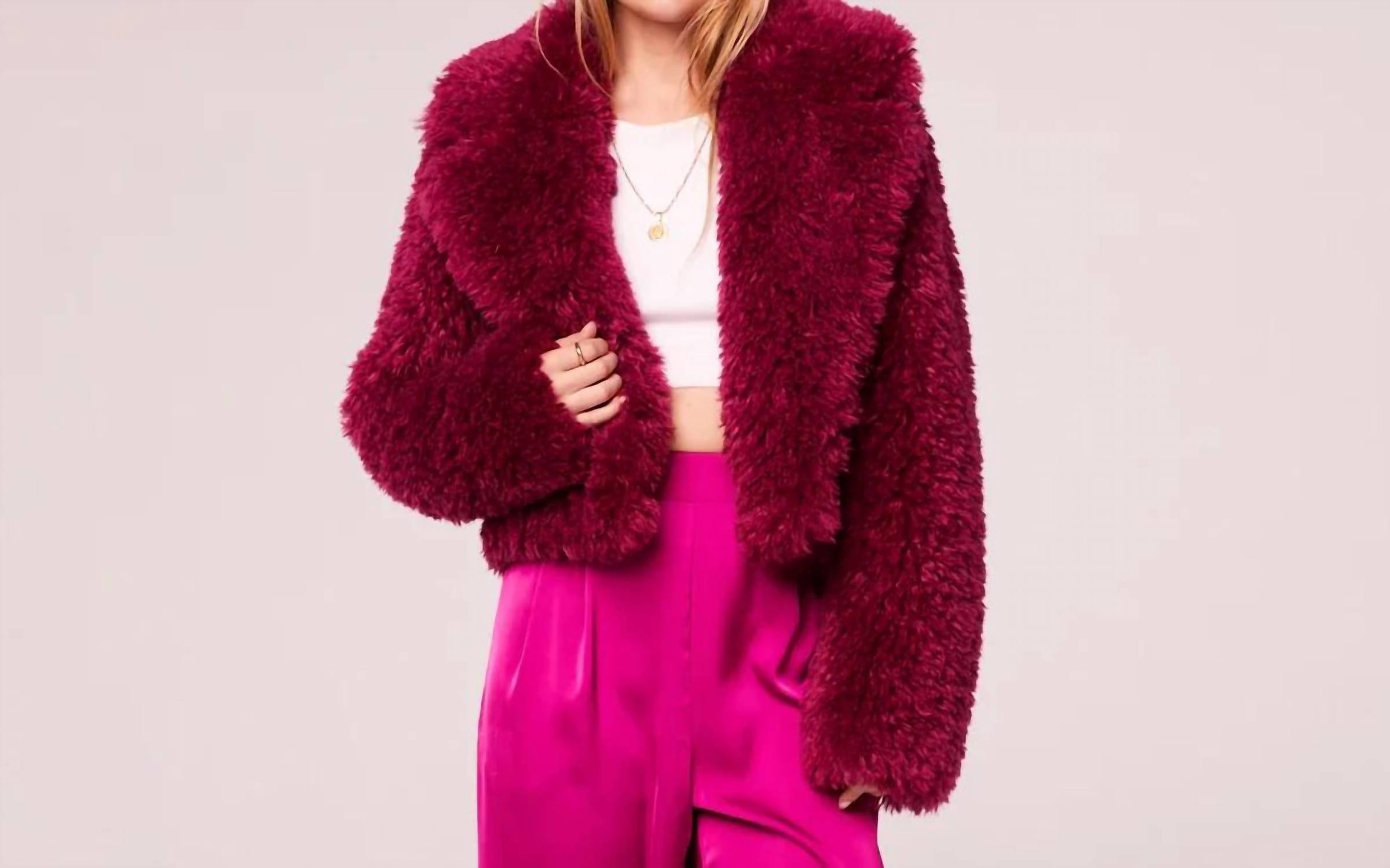 Band Of The Free - Faux Fur Jacket