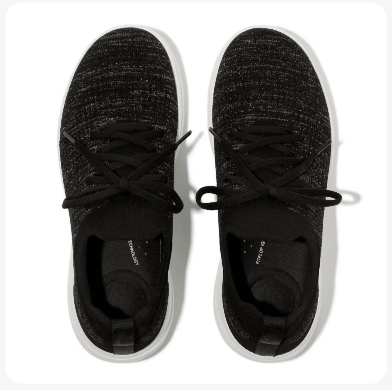 Fitflop - Women's Super-q Knit Slip-on Laced Sneakers
