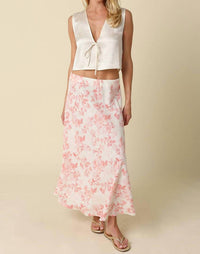 Olivaceous - The Adeline Floral Maxi Skirt
