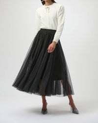 Joseph Ribkoff - Tulle Flared Skirt