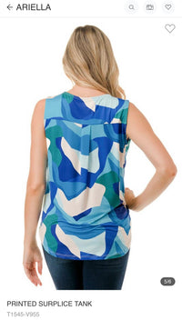 Ariella - Printed Tank Top