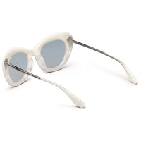 Faye - Chrome / Light Blue Chrome Flash Lens