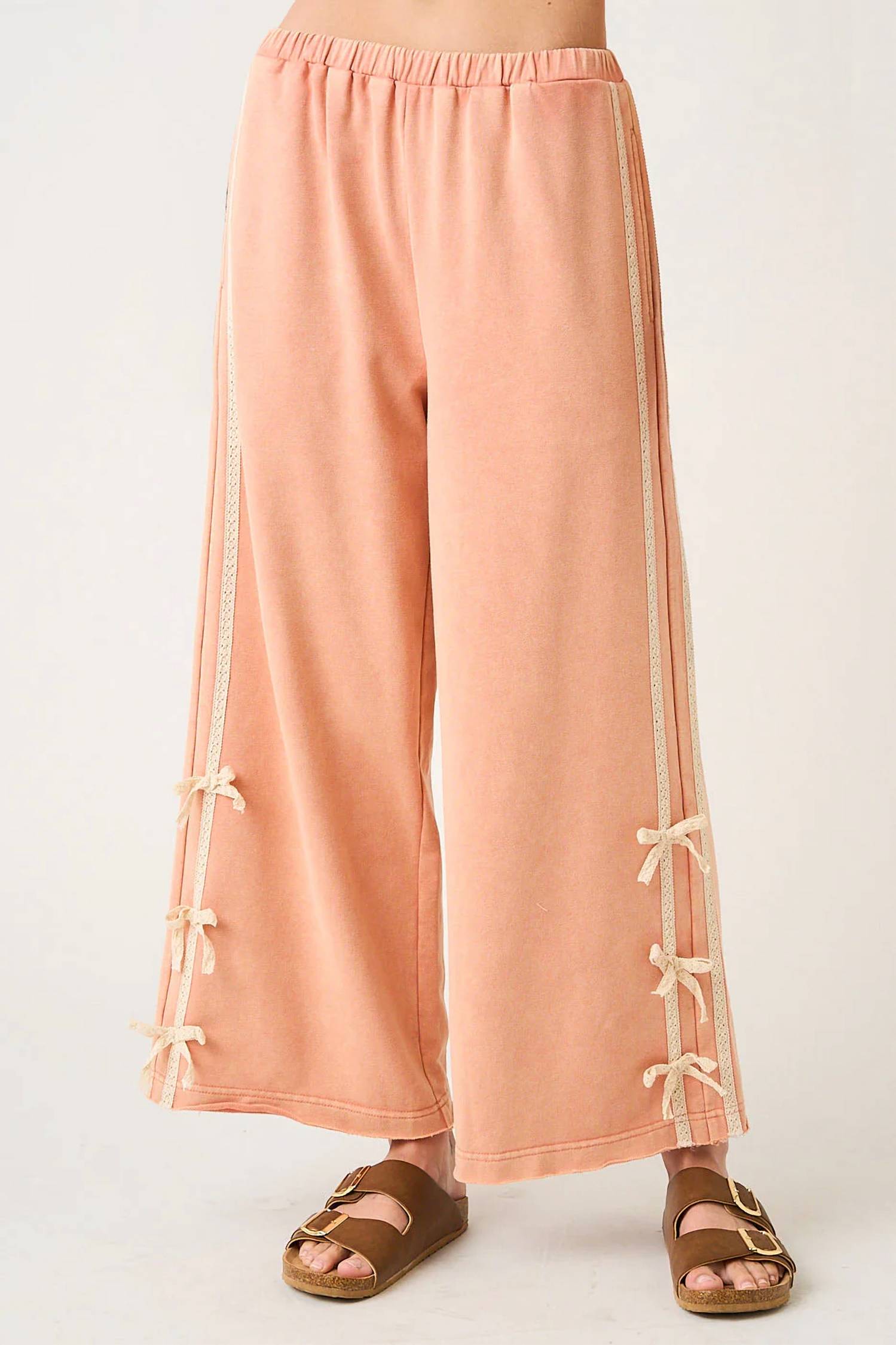 Mittoshop - Feeling Peachy Wide Leg Pants
