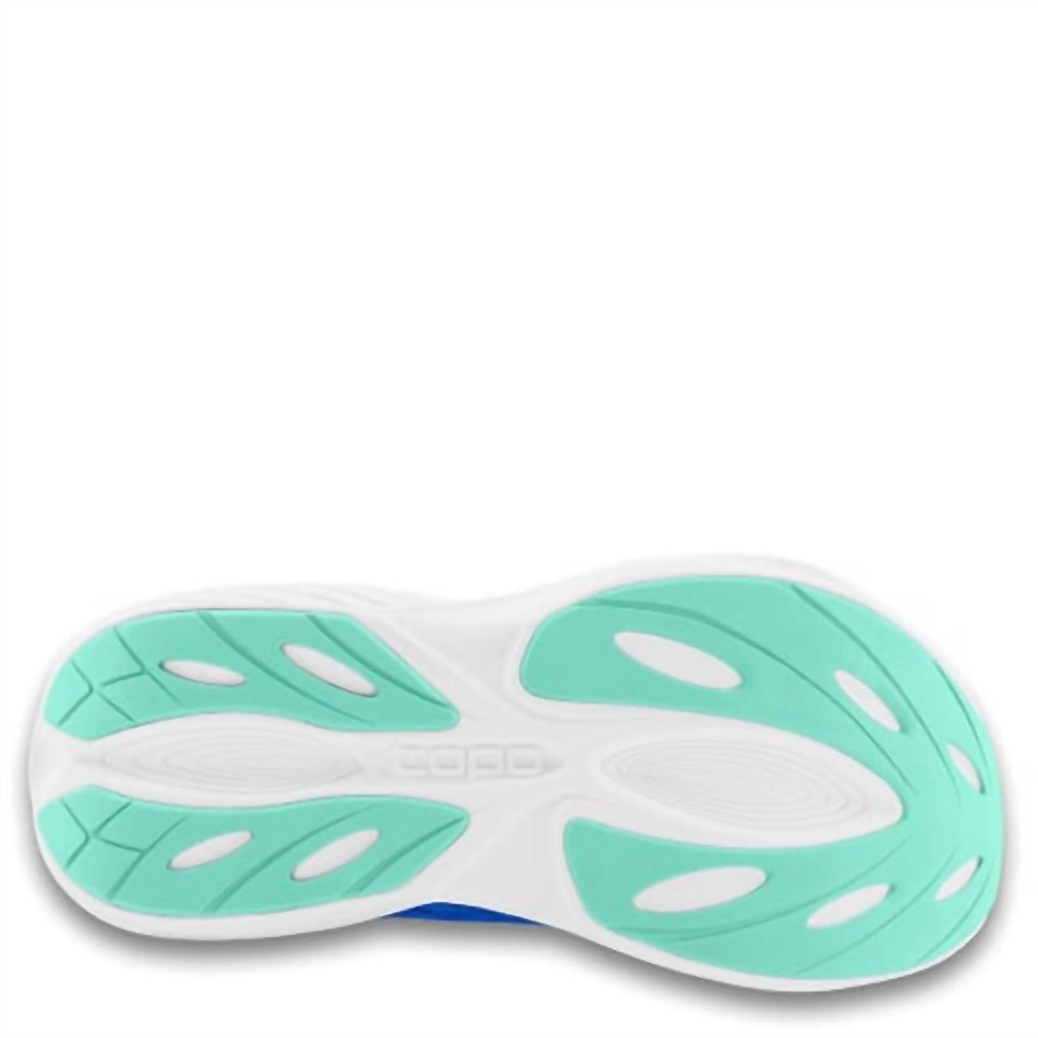 Topo Athletic Women's Atmos Running Shoes in blue aqua 1 - women's shoe - view 4