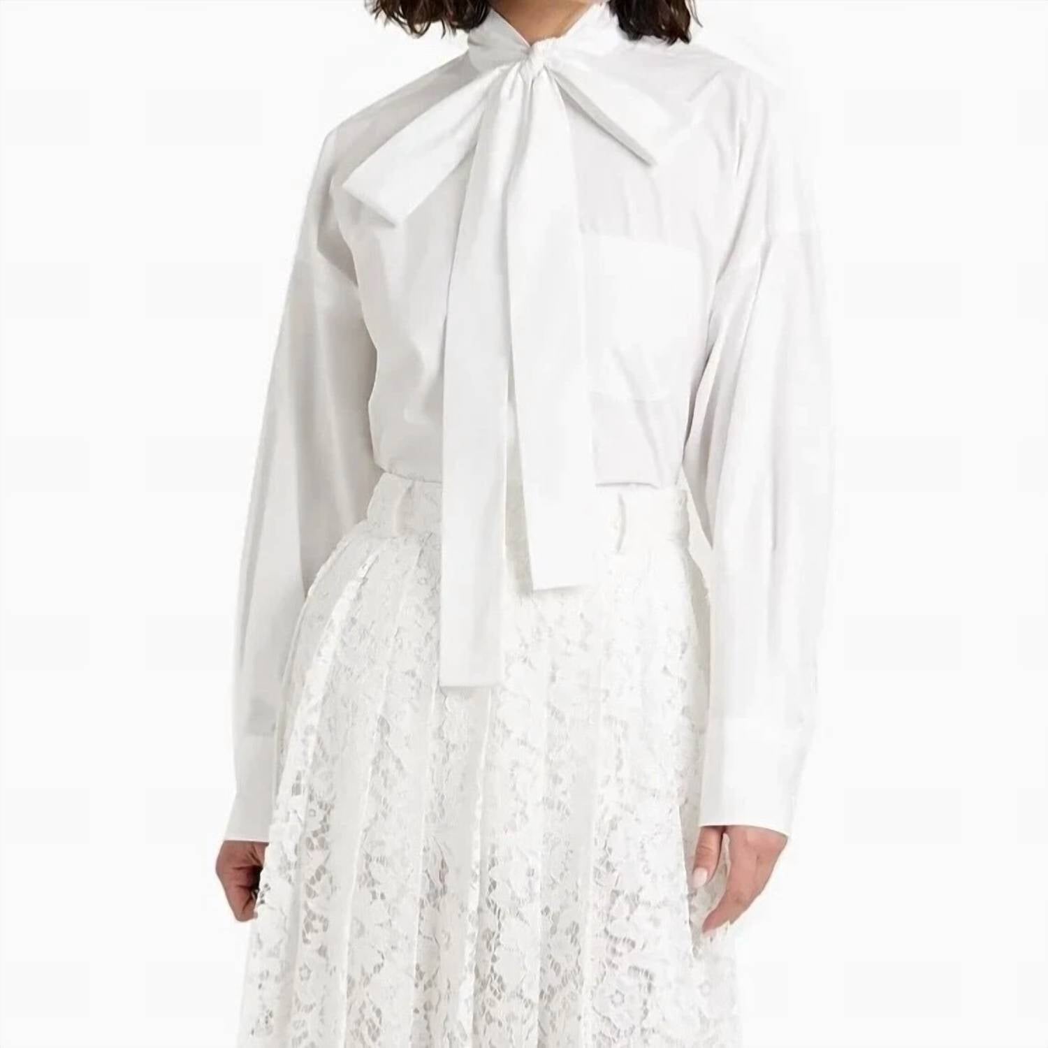 Valentino - Cotton Poplin Button Up Shirt