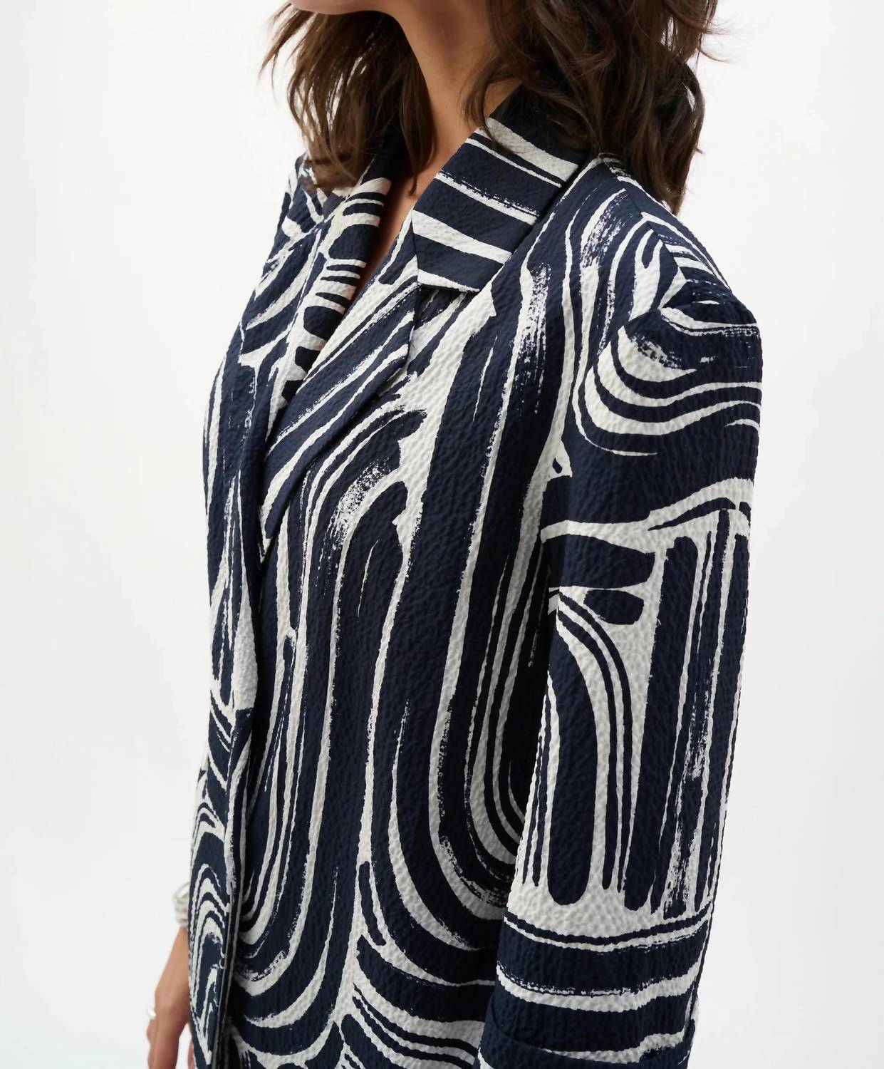 Joseph Ribkoff - Abstract Double-breasted Blazer