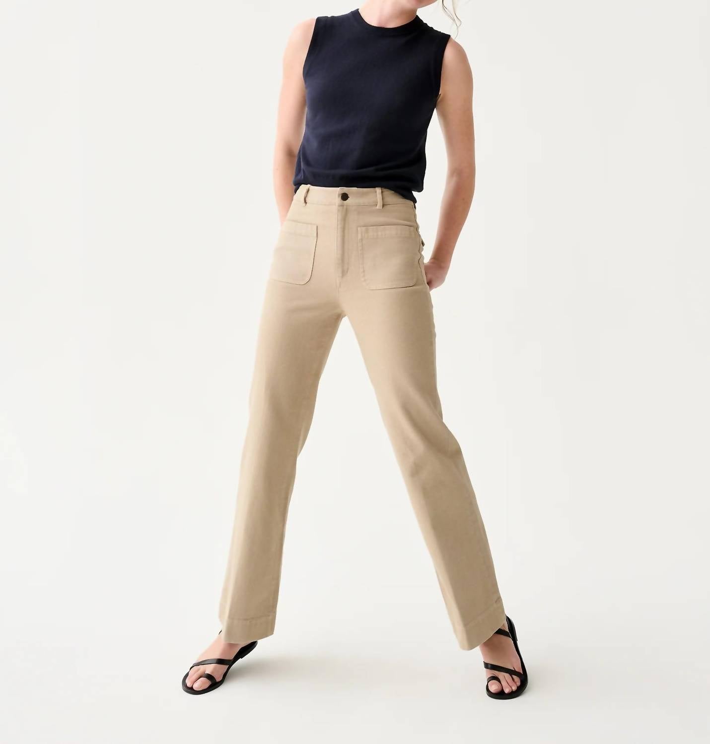 Ann Mashburn - Camille Patch-pocket Jean