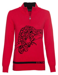 LEOPARD INSTICT TROYER SWEATER