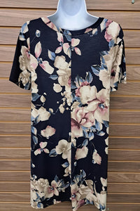 Watermelon Fashion - Women's Dark Floral Dress