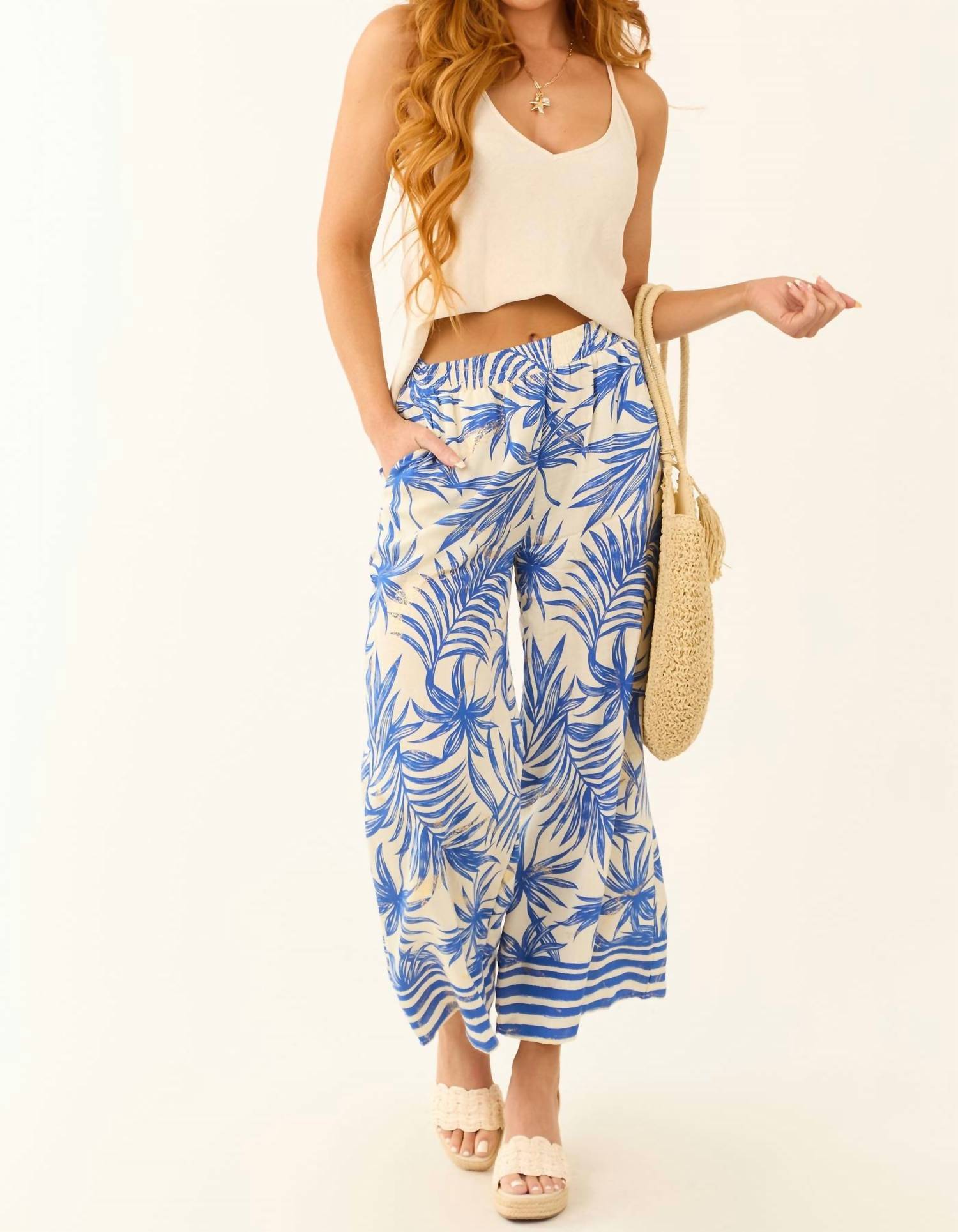 Umgee - Tropical Cropped Pants
