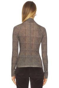 Rag & Bone - Shaw Paneled Long Sleeve Turtleneck Tee