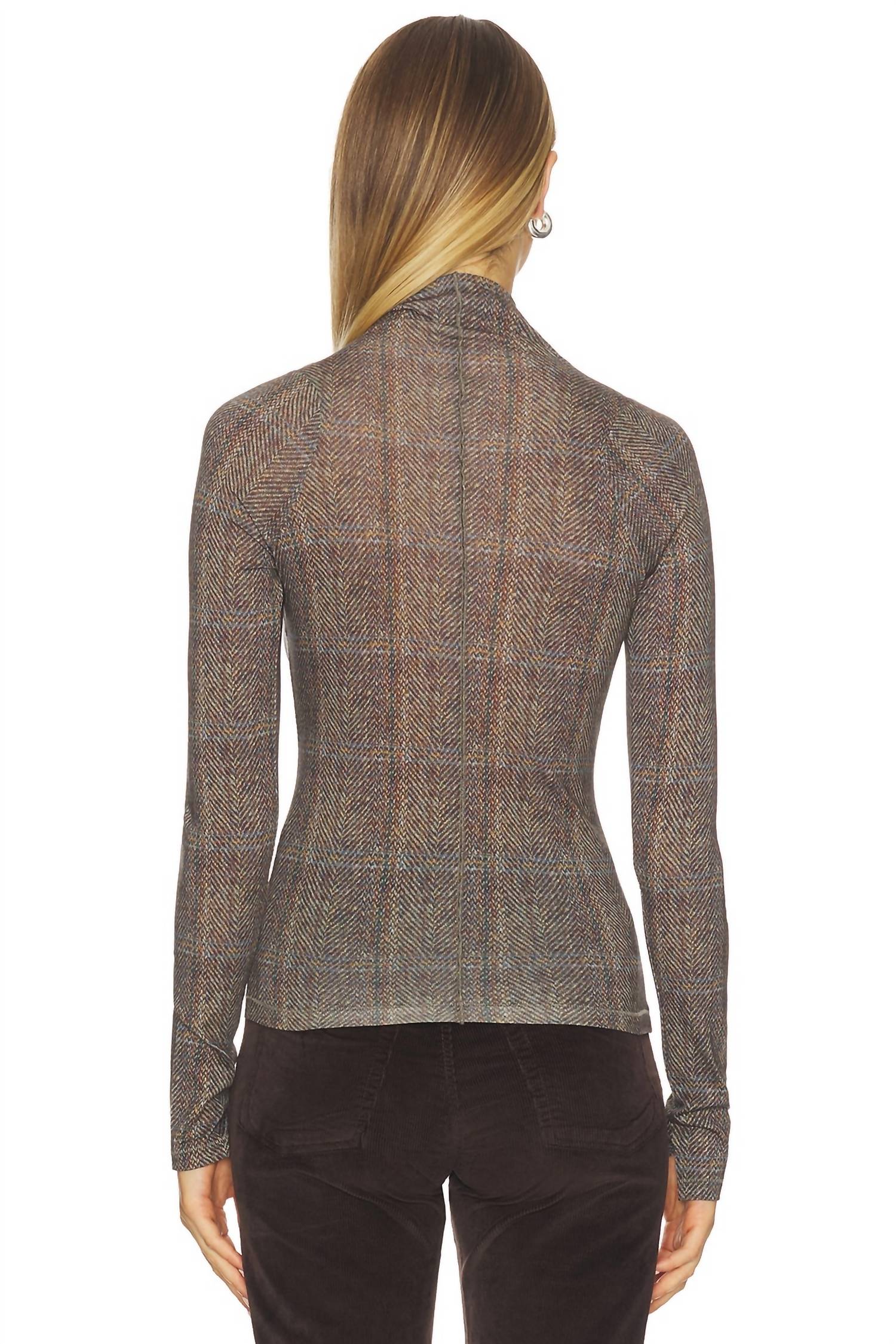 Rag & Bone - Shaw Paneled Long Sleeve Turtleneck Tee
