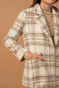 Gilli - Boucle Plaid Blazer
