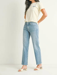 Just Black Denim - Stretchy Straight Jeans