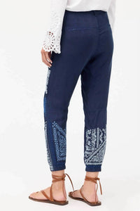 Johnny Was - BANDANA EMBROIDERED PANT