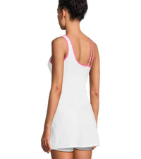 Beach Riot Quincy Mini Dress in strawberry cream - women's dress - detail view
