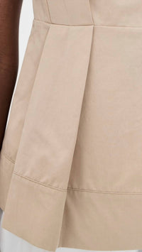 Vince - Crew Neck Paneled Top