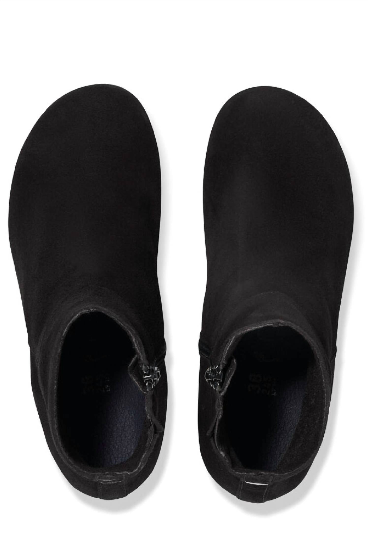 BIRKENSTOCK Women's Ebba Narrow Ankle Boots in black suede - women's shoe - alternate view