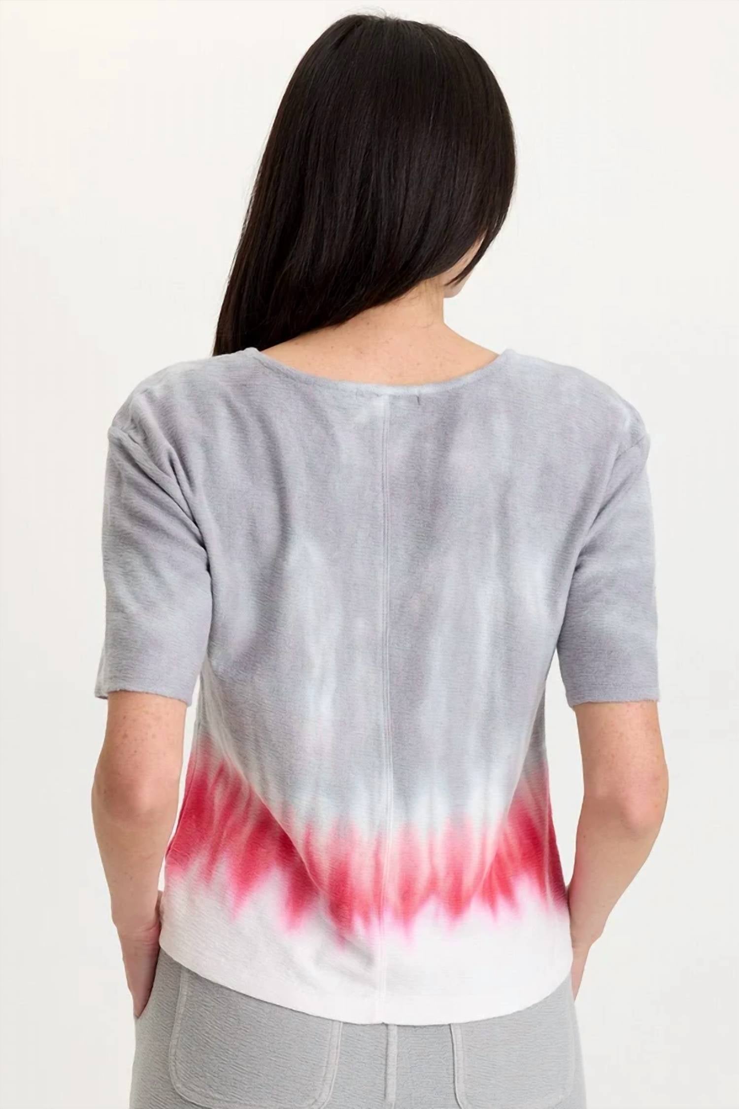 Xcvi - Lorn Crepe Knit V-neck Tee