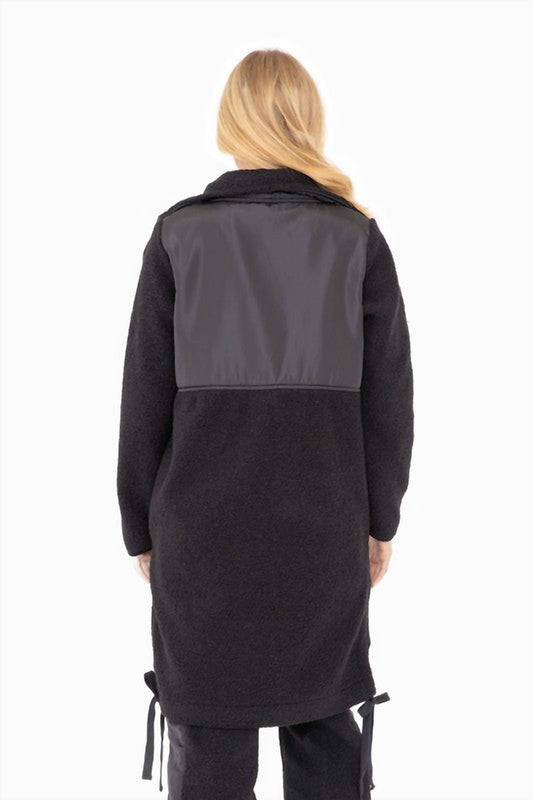 Mono B - Women's Brenna Longline Sherpa Jacket