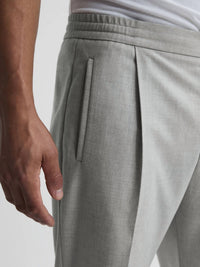 Reiss - Brighton Pleat Front Cuffed Trousers Slacks Pants