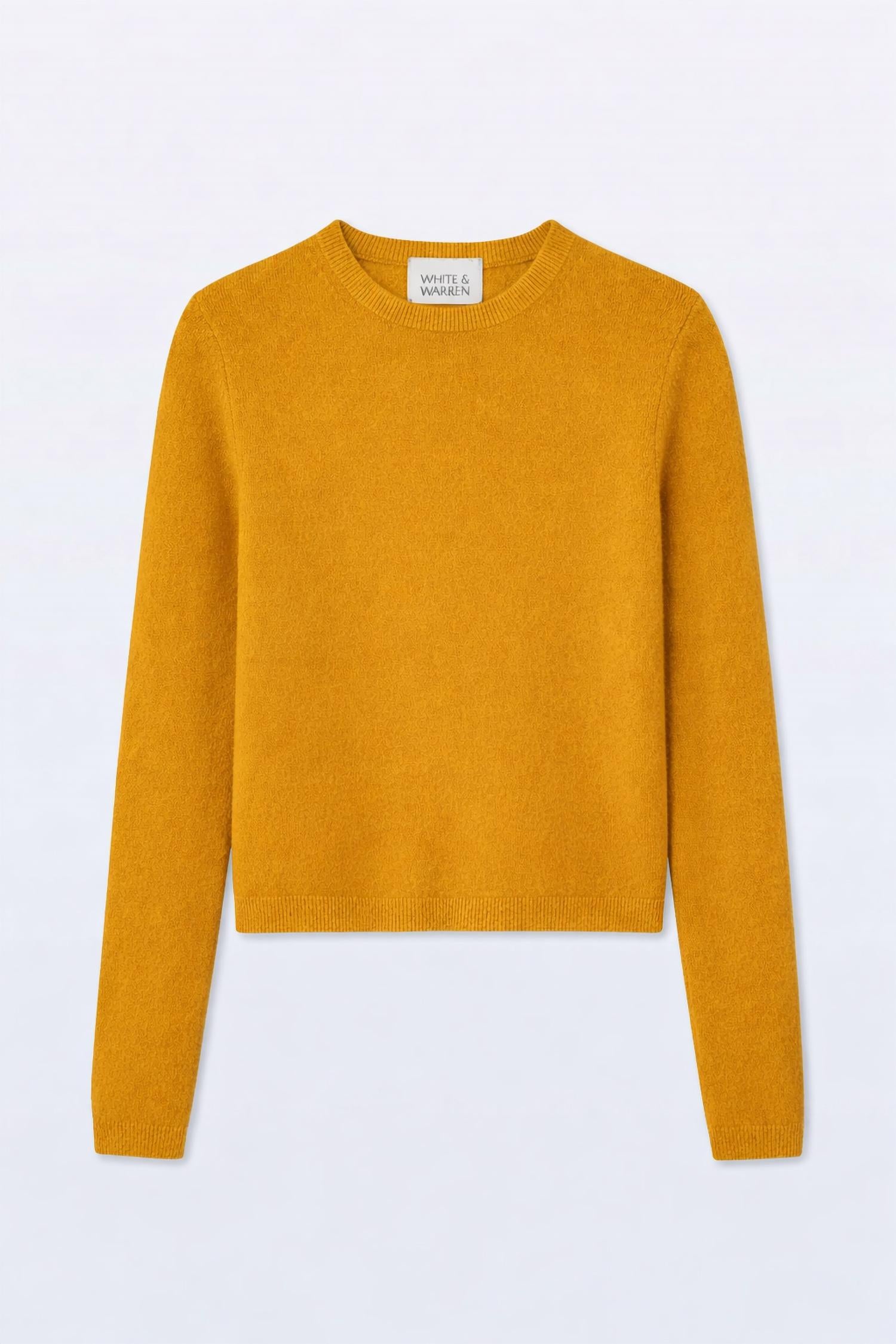 White + Warren - Cashmere Slim Stretch Crewneck Sweater