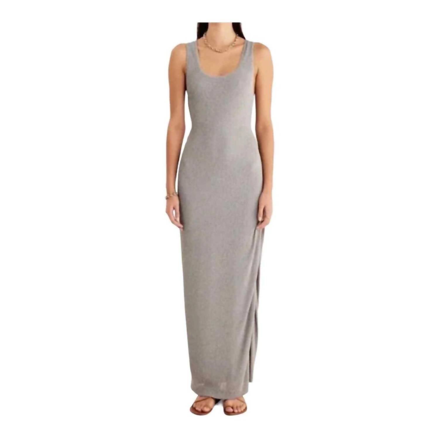 Rumer - Rosa Rib Cut Out Maxi Dress