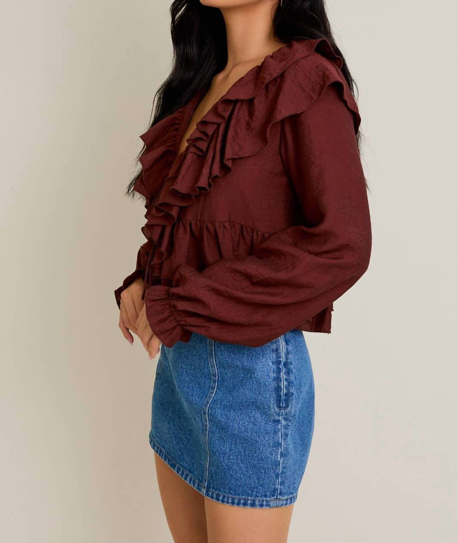 Le Lis - Jenae Ruffle Detail Blouse
