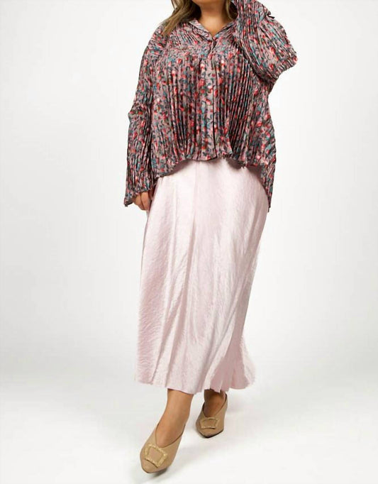 Vince - Raw Edge Paneled Slip Skirt