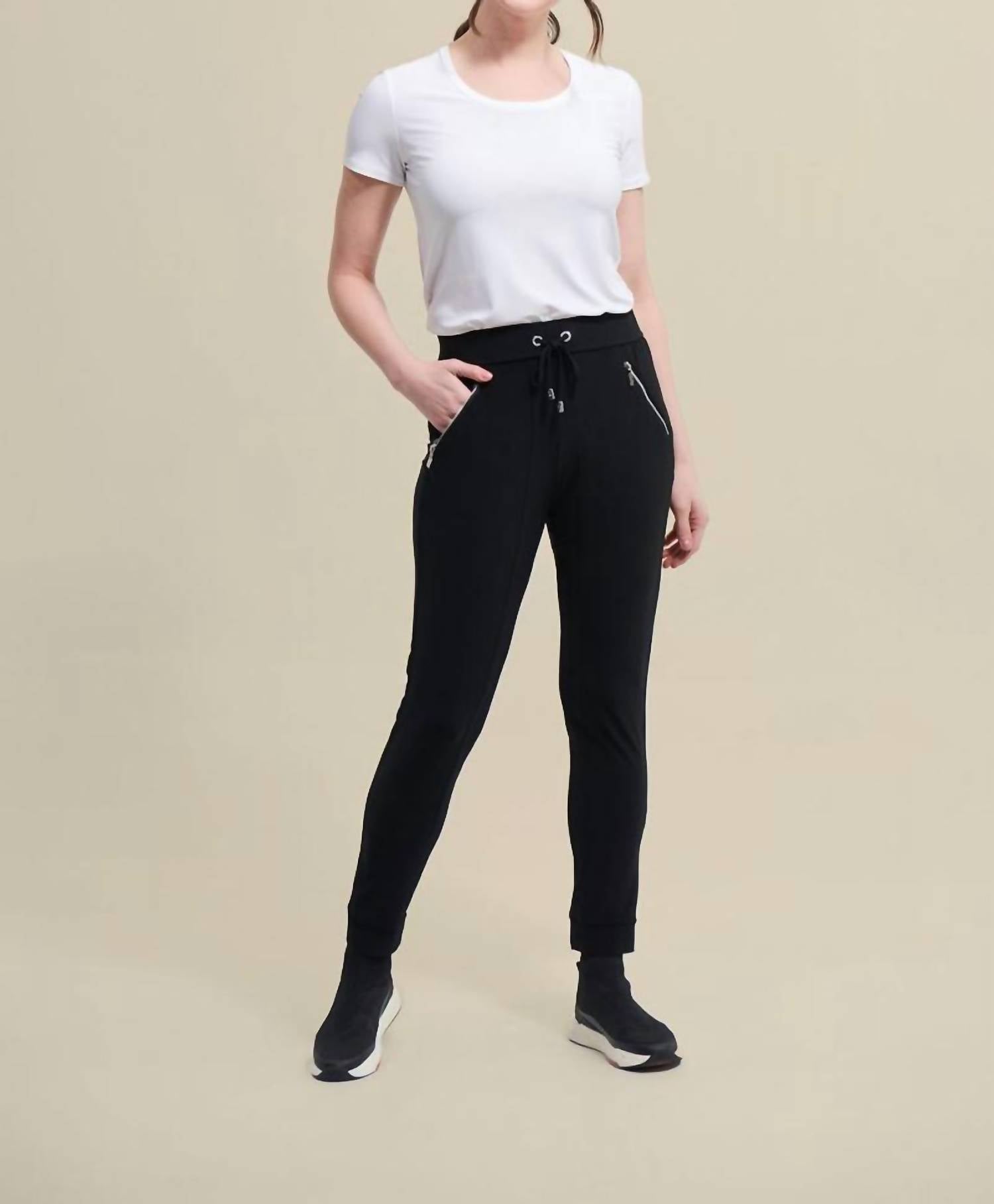 Joseph Ribkoff - Drawstring Pull On Jogger