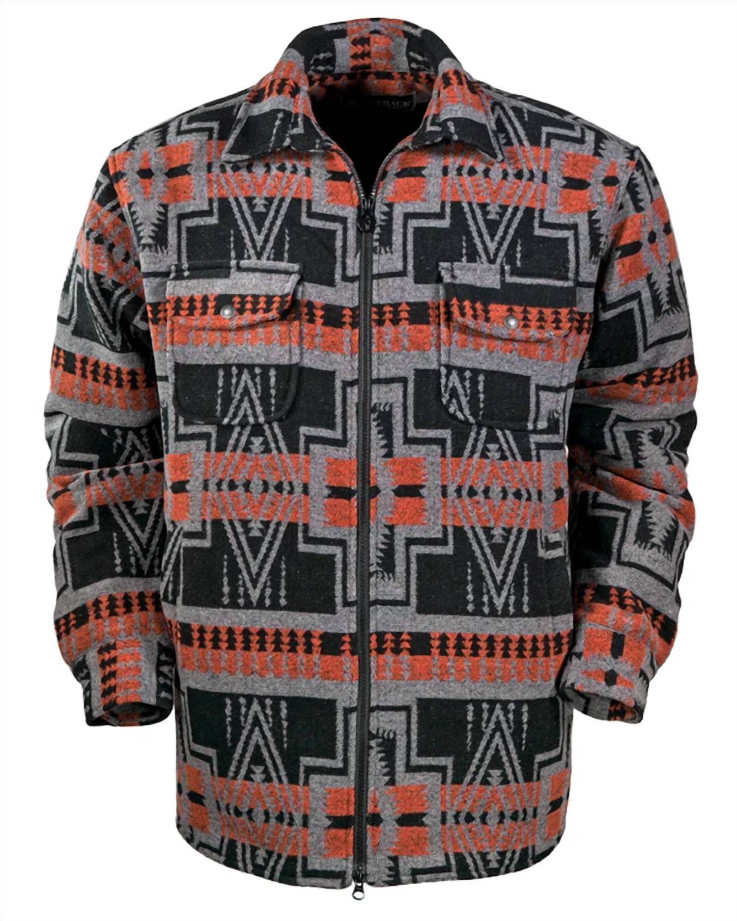 Outback Trading Co. - Koda Aztec Wool Zip Up Jacket