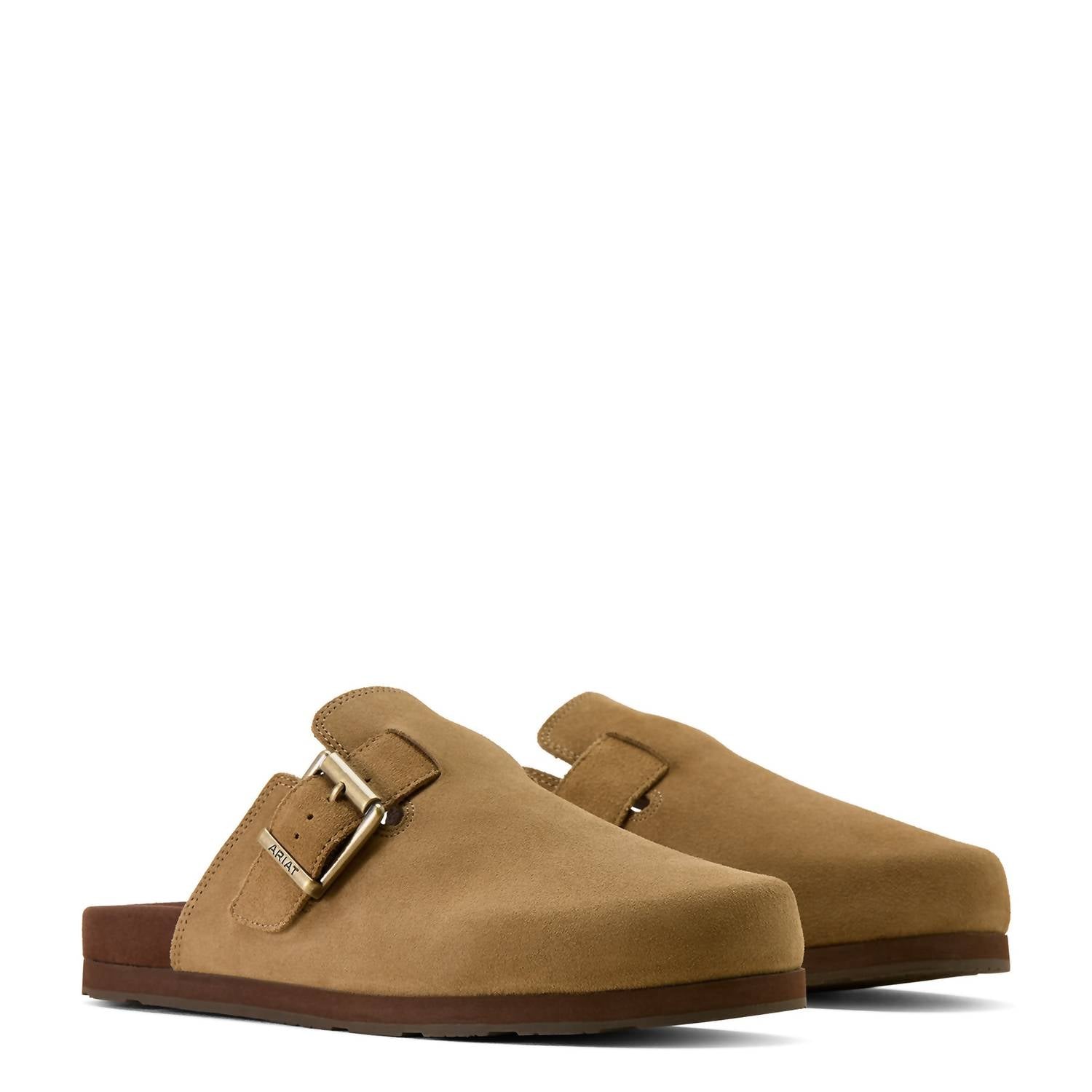 ARIAT Women's Country Slip-on Mule in brown - women's shoe - detail view