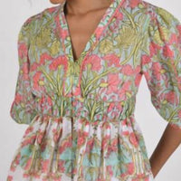 Ash & Eden - Greta V Neck Top