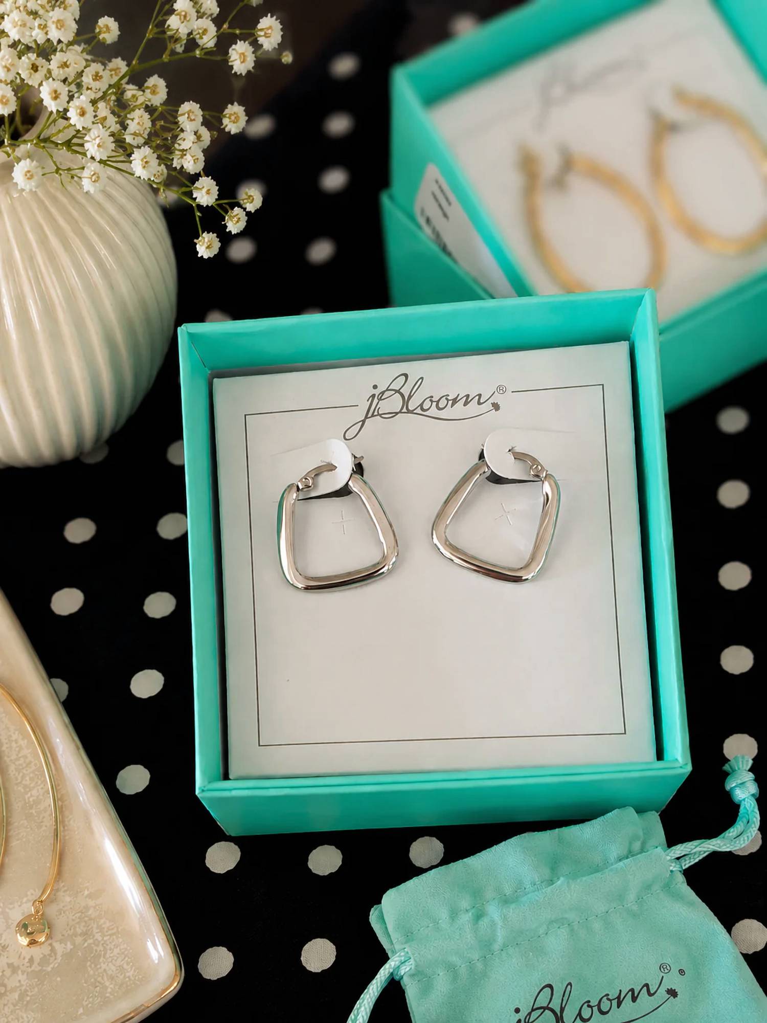 Jbloom - Women's Kendall Hoop Earrings