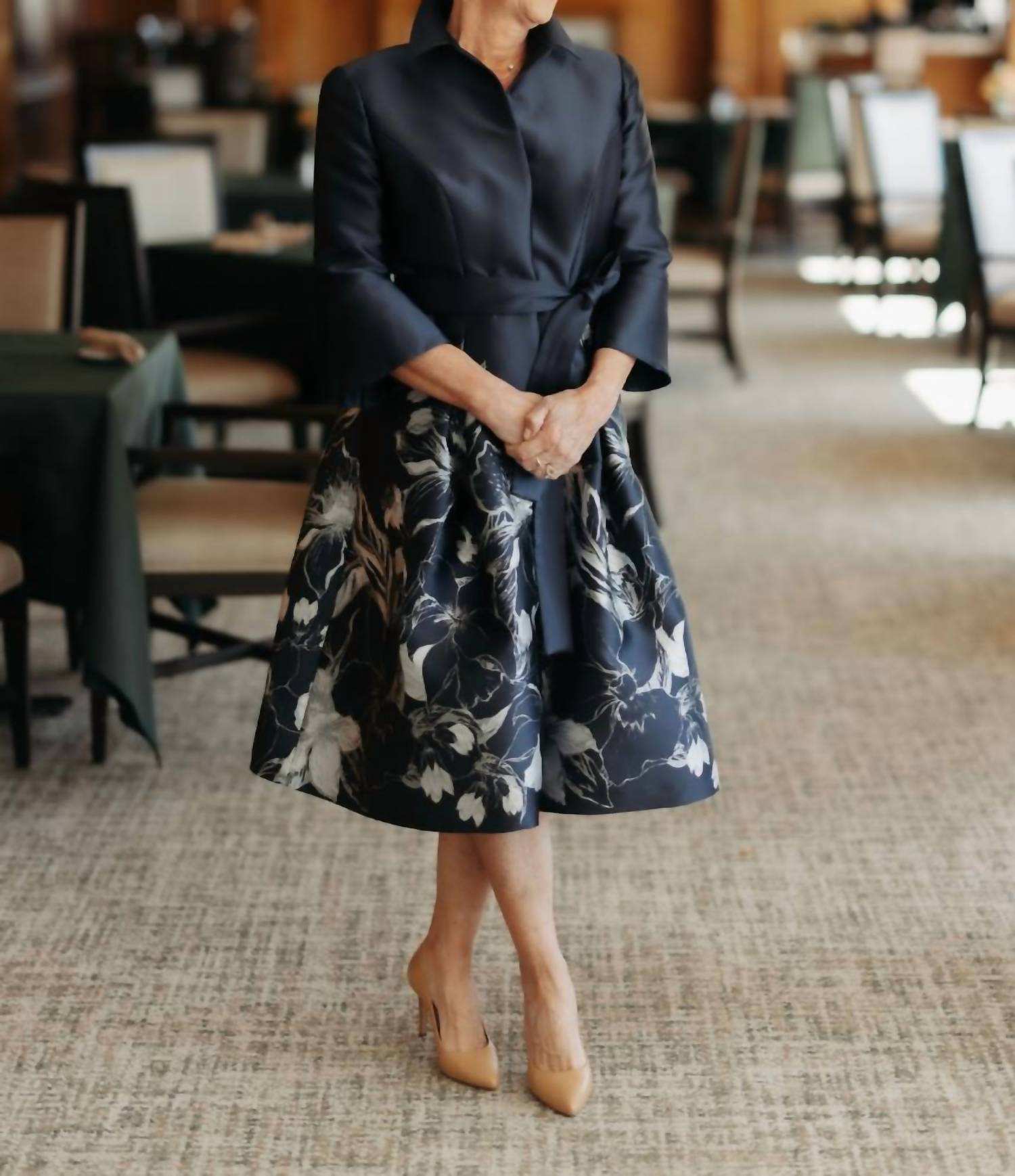 Frascara - Floral Mini Shirtdress