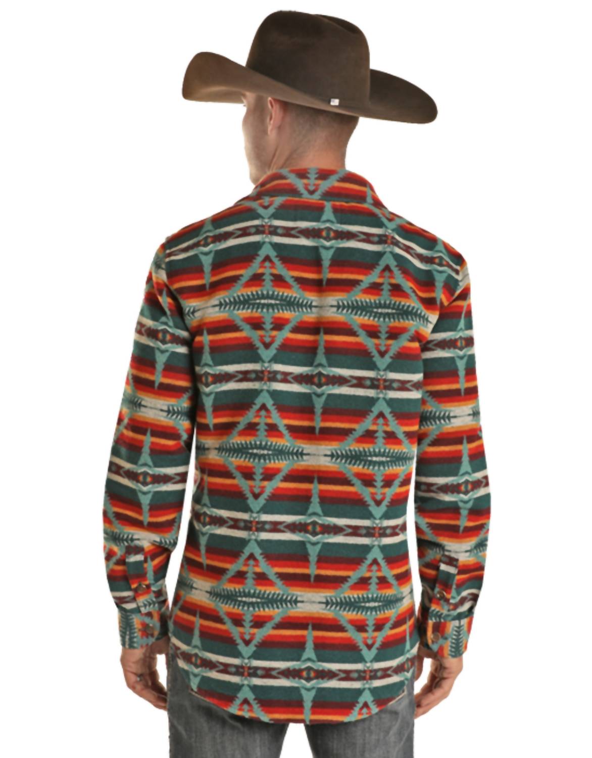 Powder River - Aztec Wool Blend Shirt Jacket