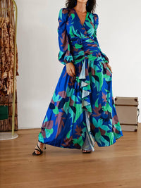 Little Secret Of Mine - Ruched Waist Maxi Dress
