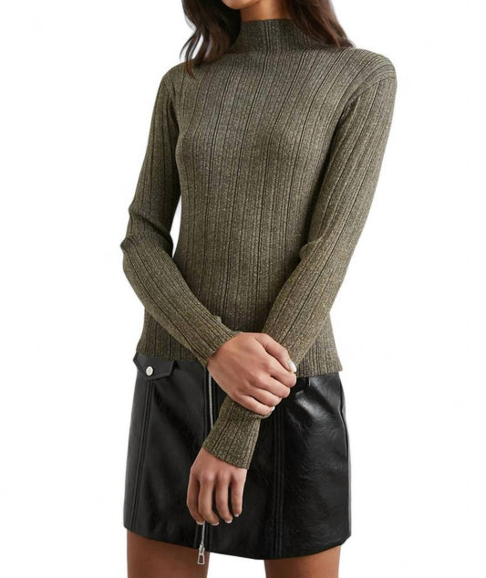 Rails - VIVENNE LUREX MOCK NECK SWEATER