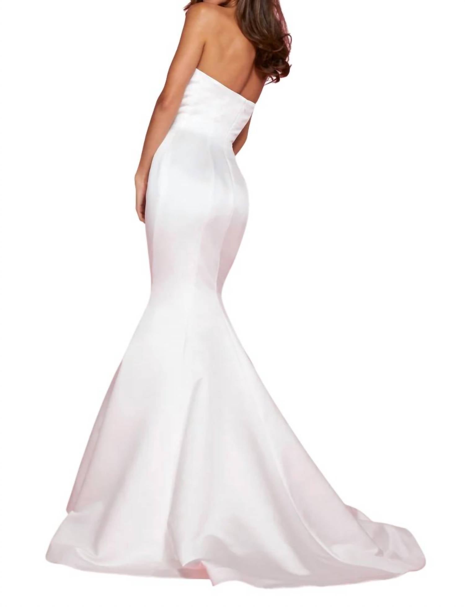 Sherri Hill - Embellished Strapless Prom Dress