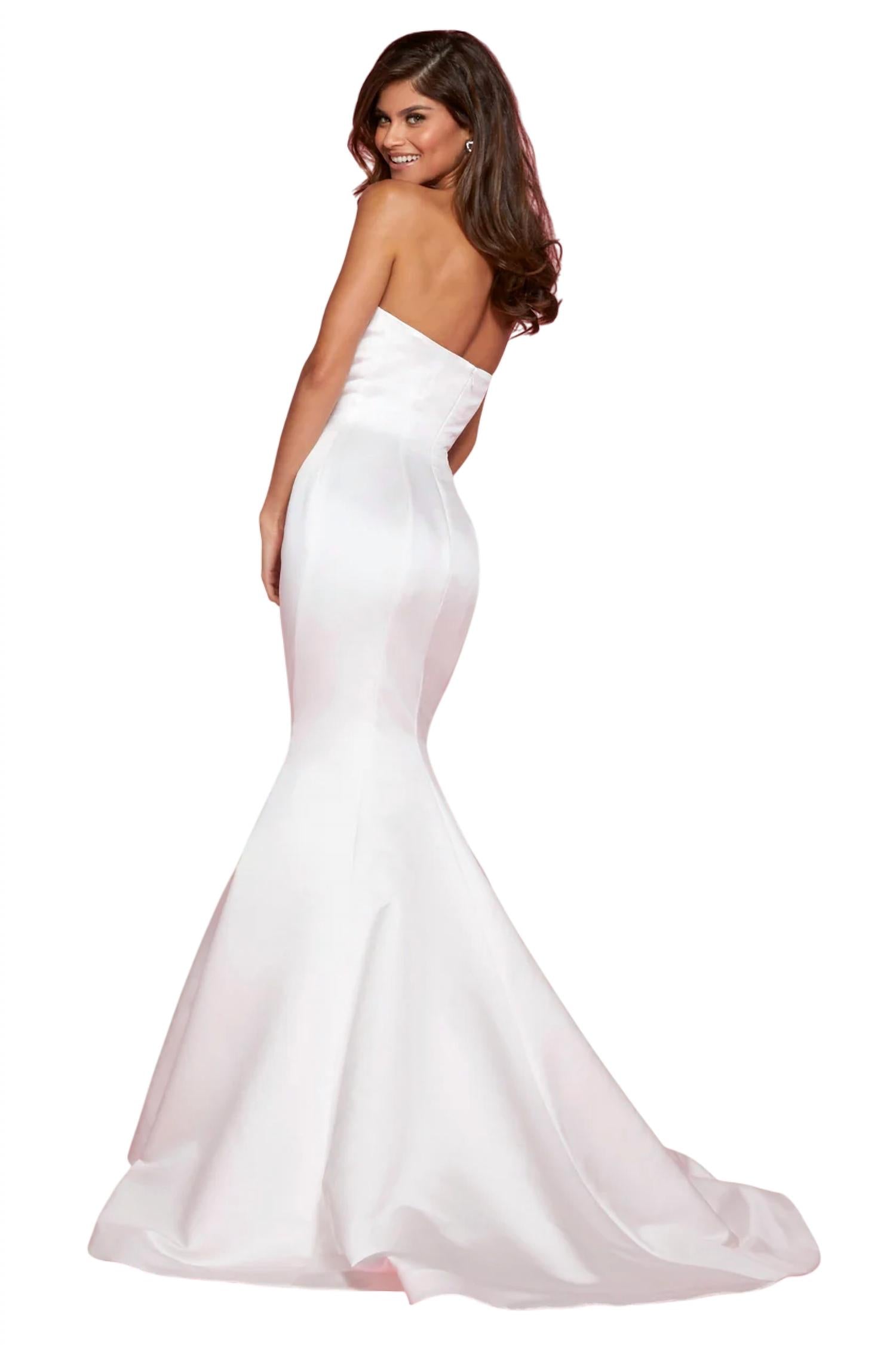 Sherri Hill - Embellished Strapless Prom Dress